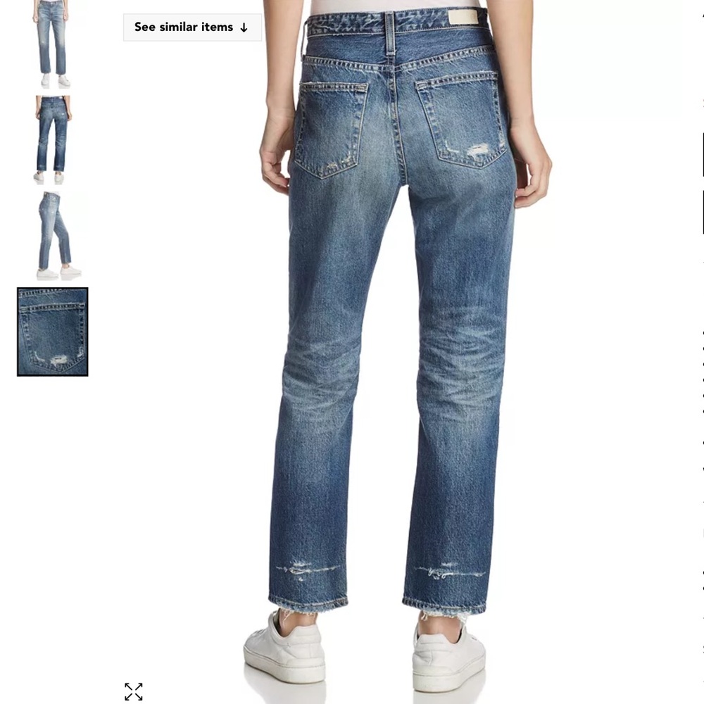 AG Isabelle High rise straight crop jeans - Picture 3 of 7